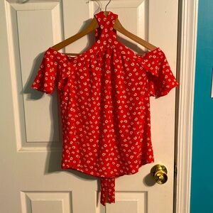 Sweet Wanderer Off Shoulder Halter Blouse